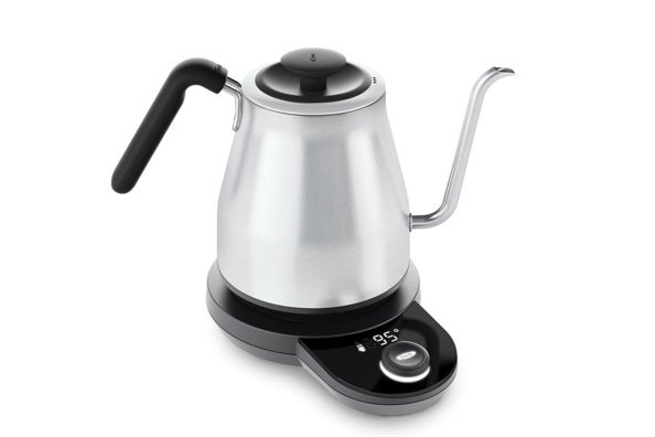 OXO On Adjustable Temperature Electric Pour Over Kettle.